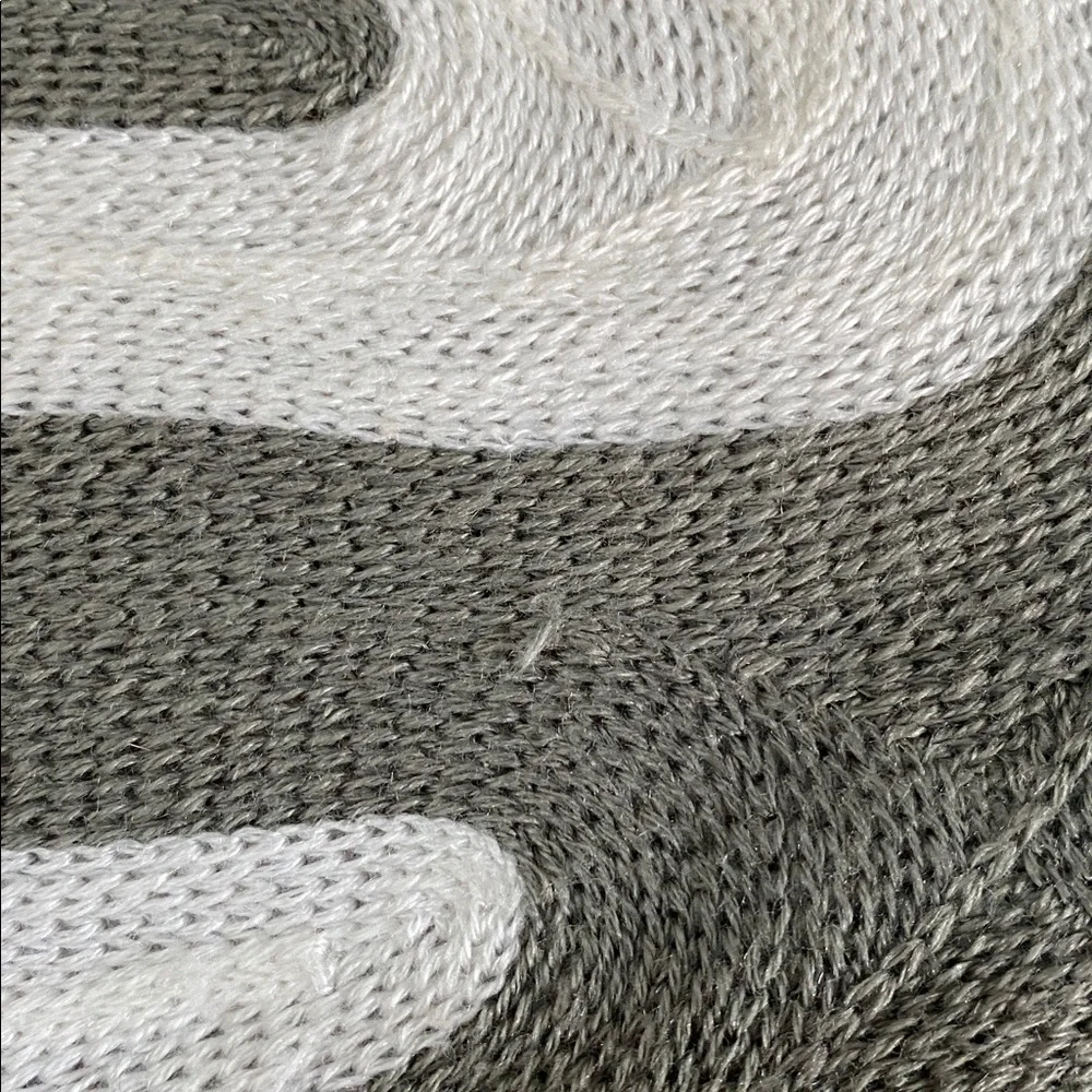 West Elm Crewel Gray White Pillow Covers 18”